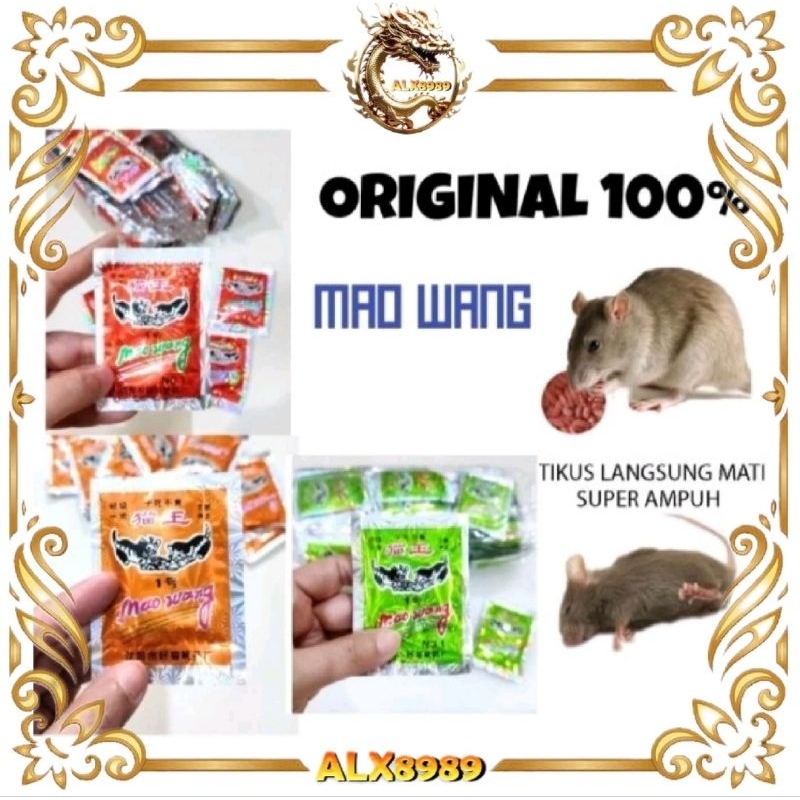 Jual Hologram 100 Racun Tikus Mao Wang Pembasmi Tikus Racun Tikus