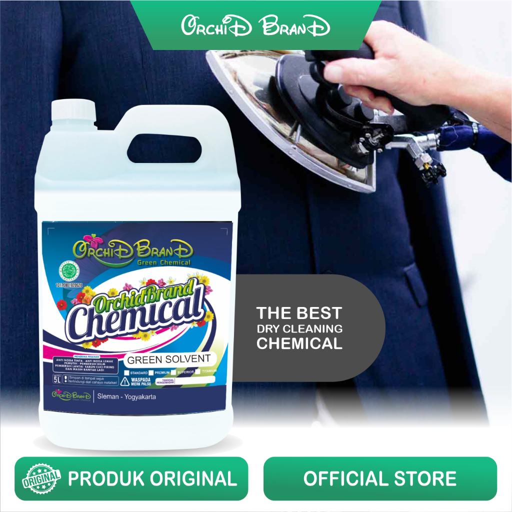 Jual Cairan Chemical Dry Cleaning 5 Liter - Green Solvent | Shopee ...