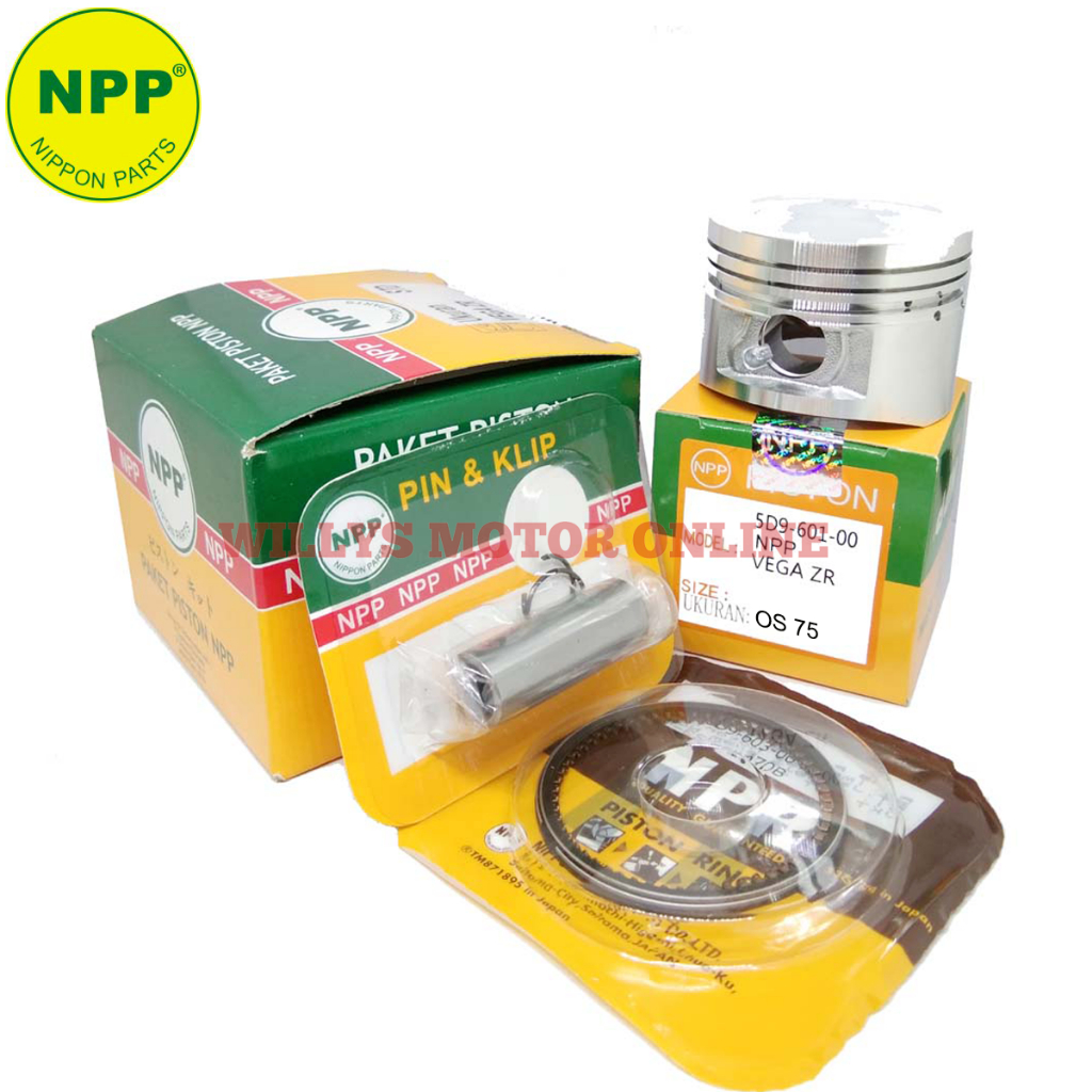 Jual Piston Kit Vega ZR NPP Oversize 75 / Seher Vega ZR OS 75 NPP
