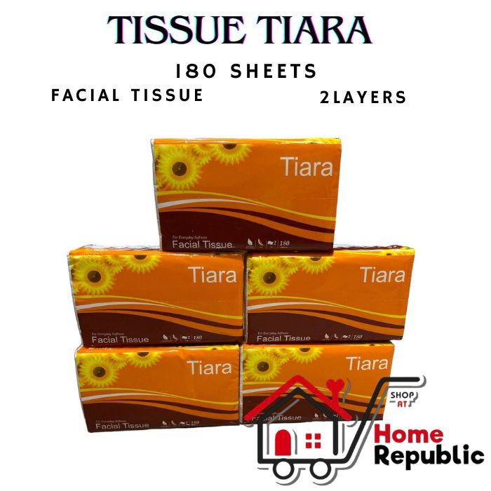 Jual facial tissue tisu tissu tiara 180 lembar sheet 2 ply Tisu Wajah ...