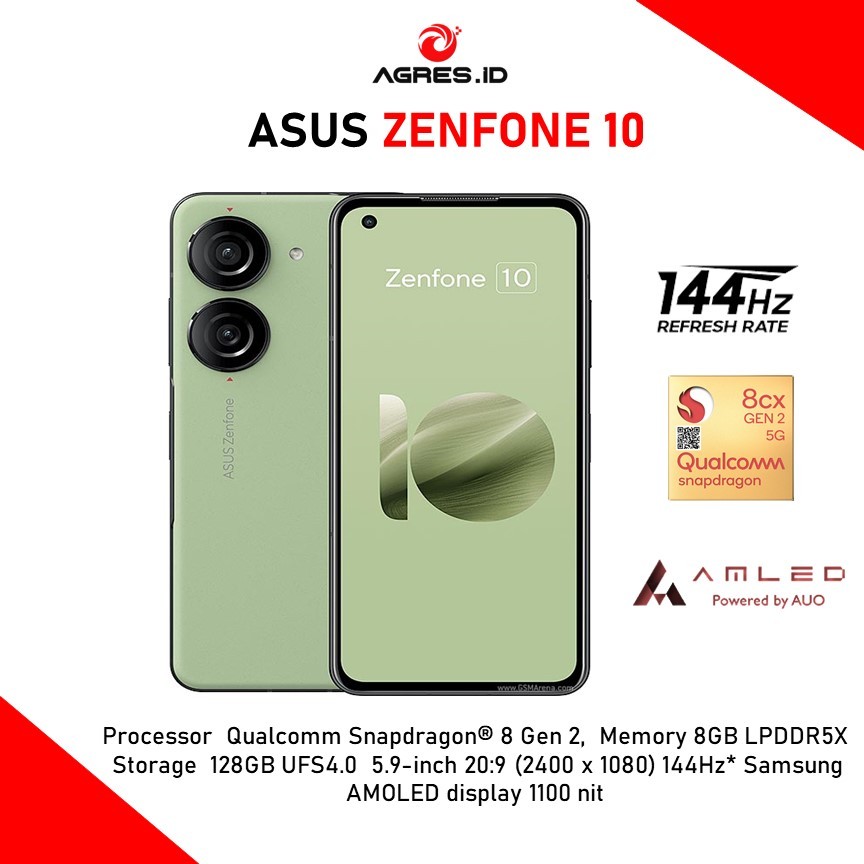 ASUS Zenfone 10 – Negro - Snapdragon 8 Gen 2