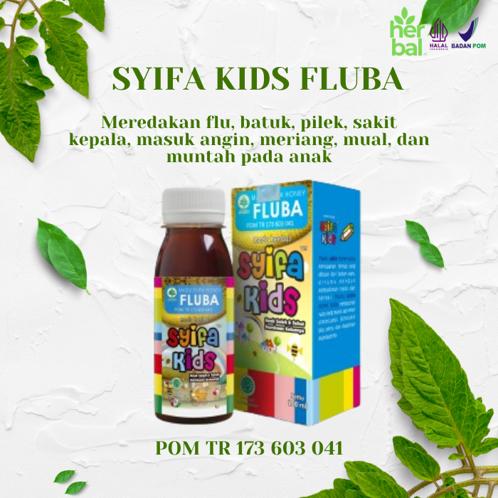 Jual Obat Herbal Organik Syifa Kids Fluba Untuk Batuk Pilek Flu Panas ...