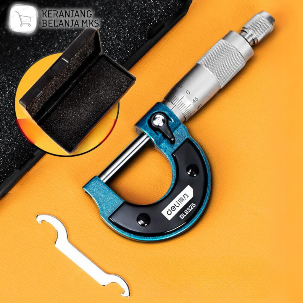 Jual Micrometer 025mm 0.01mm Micrometer Premium Precision Machinist