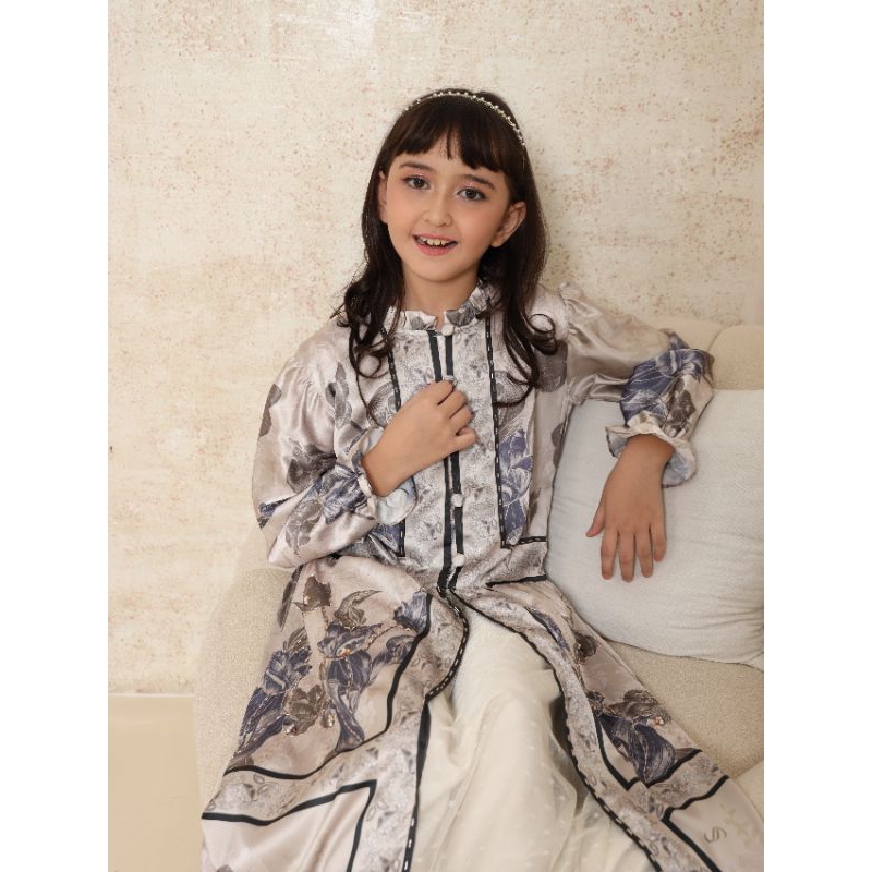 Jual KARIMAKE X SARAE - Dione Dress Kids Color Woodland | Shopee Indonesia