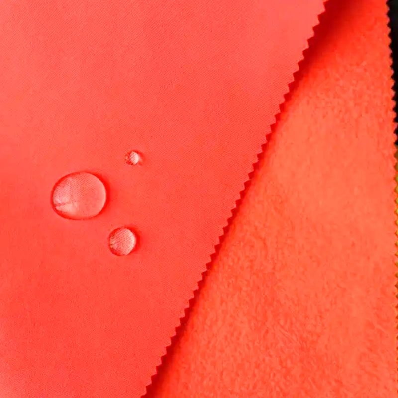 Jual IMPORT Bahan Kain Bonding Softshell Polar Fleece 3 Layers Fabric ...