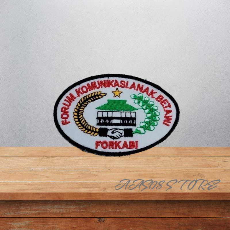 Jual LOGO BORDIR FOKABI OVAL BEDGE FORKABI OVAL PACT EMBLEM | Shopee ...