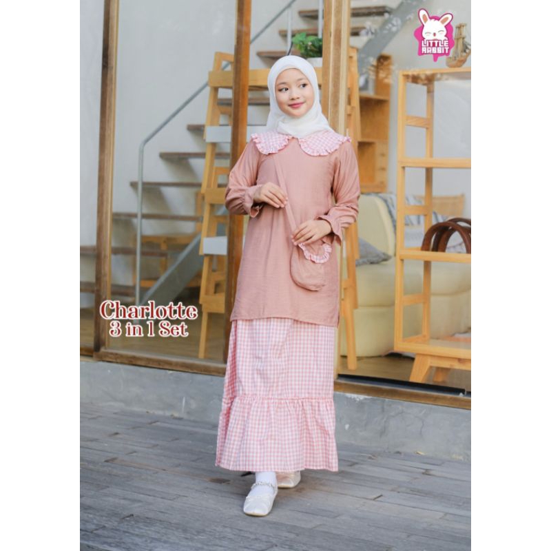 Jual Charlotte 3in1 Set by Little Rabbit | Shopee Indonesia