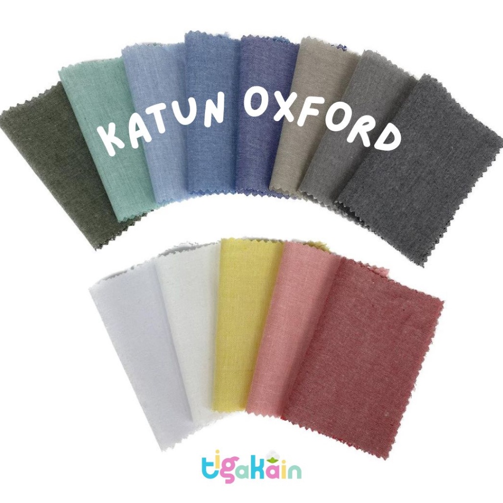 Jual PROMO 1 Meter Kain Katun Oxford Bahan Cotton Oxford | Shopee Indonesia