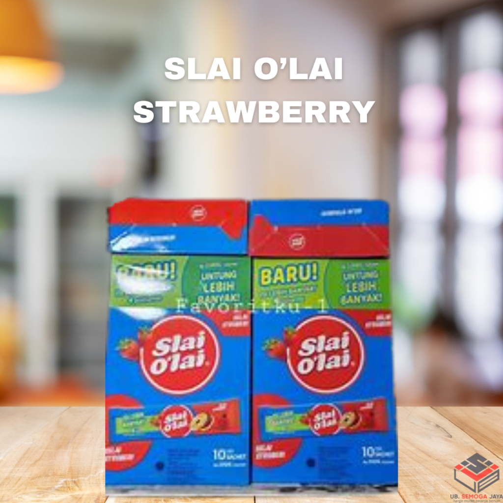 Jual Slai Olai Strawberry Box isi 10pcs | Shopee Indonesia