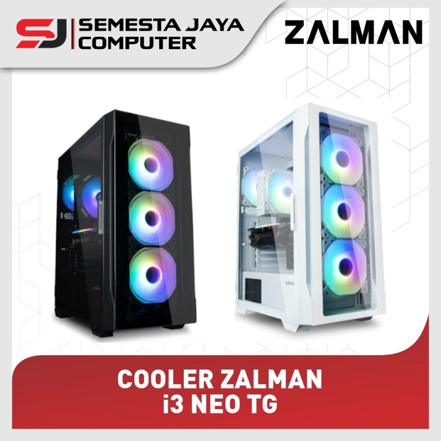 Jual ZALMAN i3 NEO TG | ATX Mid Tower Computer Case | Shopee Indonesia