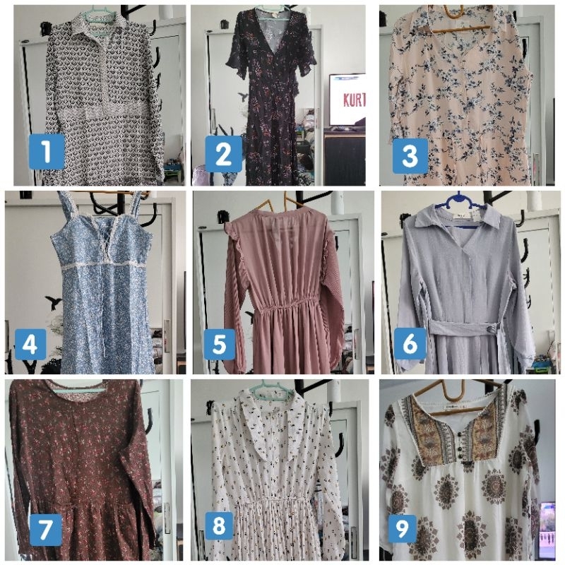 Jual GARAGE SALE MURAH PRELOVED DRESS (PLEASE BACA DESKRIPSI) Shopee
