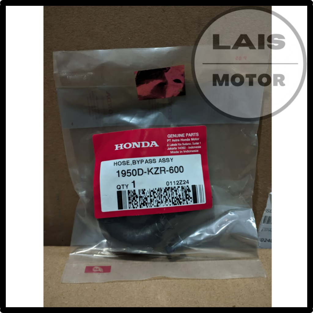 Jual Selang Bypass Radiator KZR Vario 125 1950DKZR600 Original AHM ...