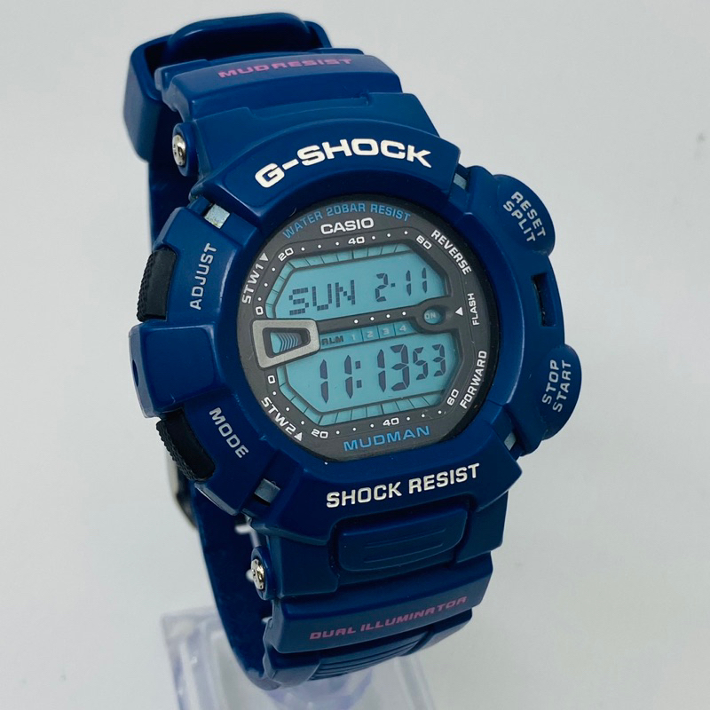 Jual Casio G-Shock Mudman G-9000MX Full Blue | Shopee Indonesia