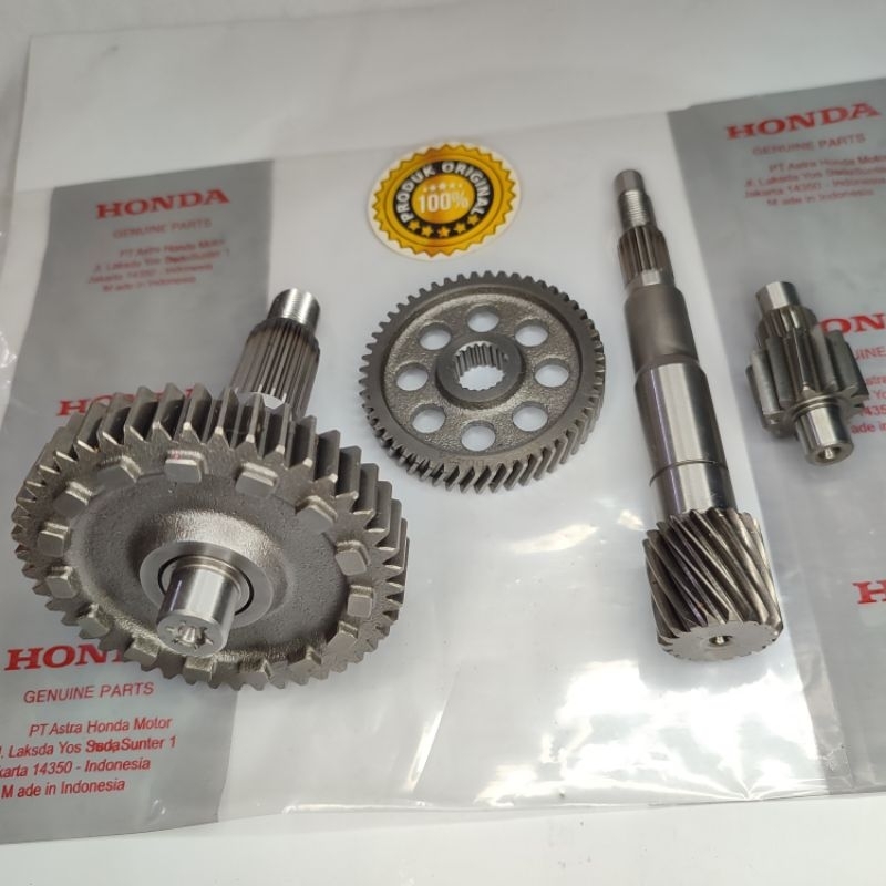 Jual gigi gear rasio as pully roda gearbox assy beat fi scoopy beat fi esp spacy kode part kzl