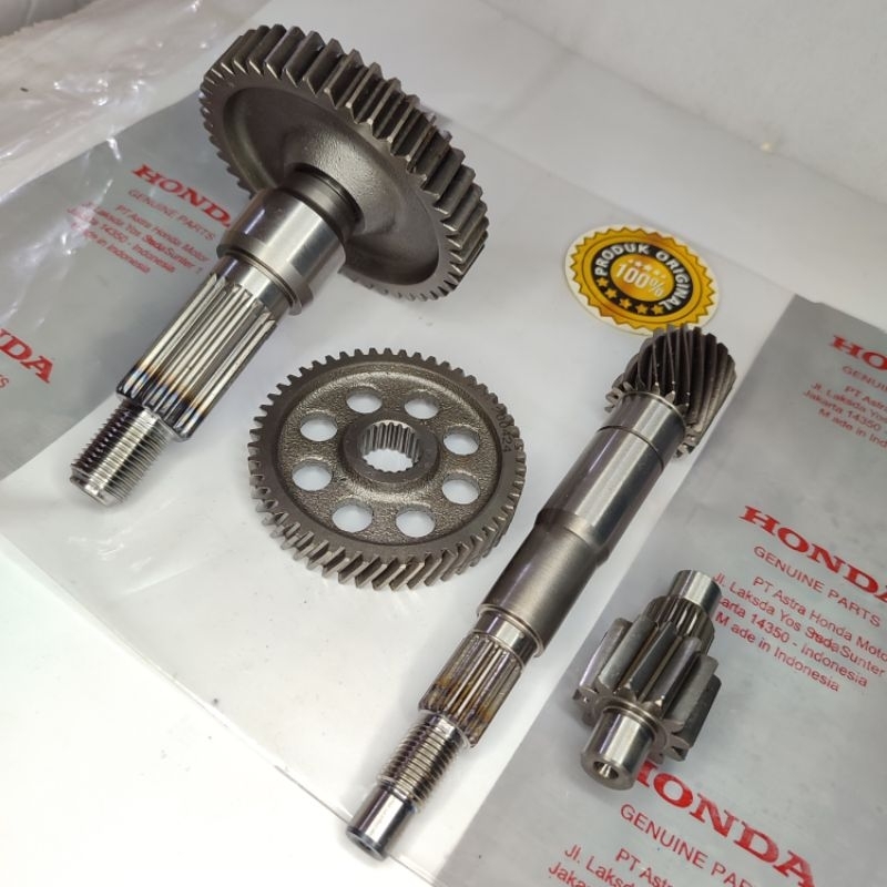 Jual gigi gear rasio as pully roda gearbox assy beat fi scoopy beat fi ...