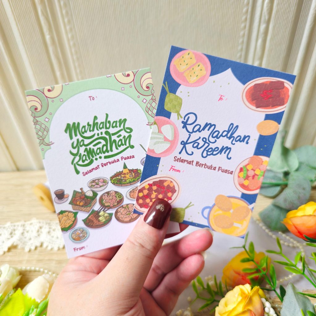Jual KARTU UCAPAN GREETING CARD Marhaban Ya Ramadan Ramadan Kareem