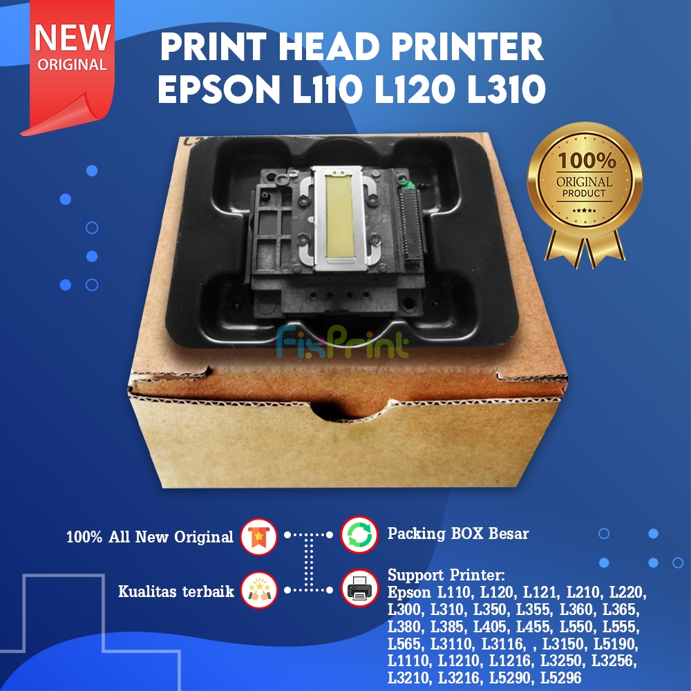Jual Print Head Printer Epson L110 L120 L210 Box Besar New Original