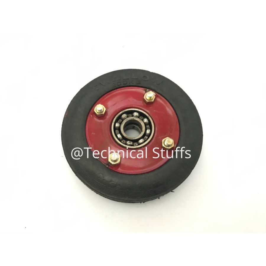 Jual Roda Lorry 6 inch Double Bearing / Troli / Trolley / Lori/Roda ...