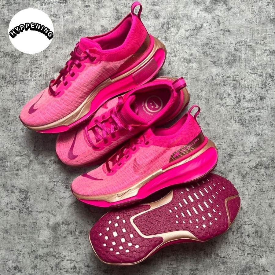 Jual NIKE INVINCIBLE RUN 3 WMNS HYPER PINK FIREBERRY DR2660-602 ...