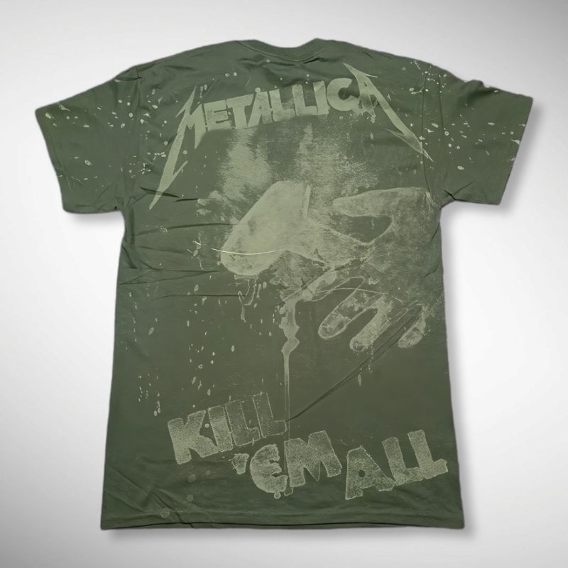 Jual KAOS BAND OFFICIAL METALLICA - KILL EM ALL ( ALL OVER PRINT ...