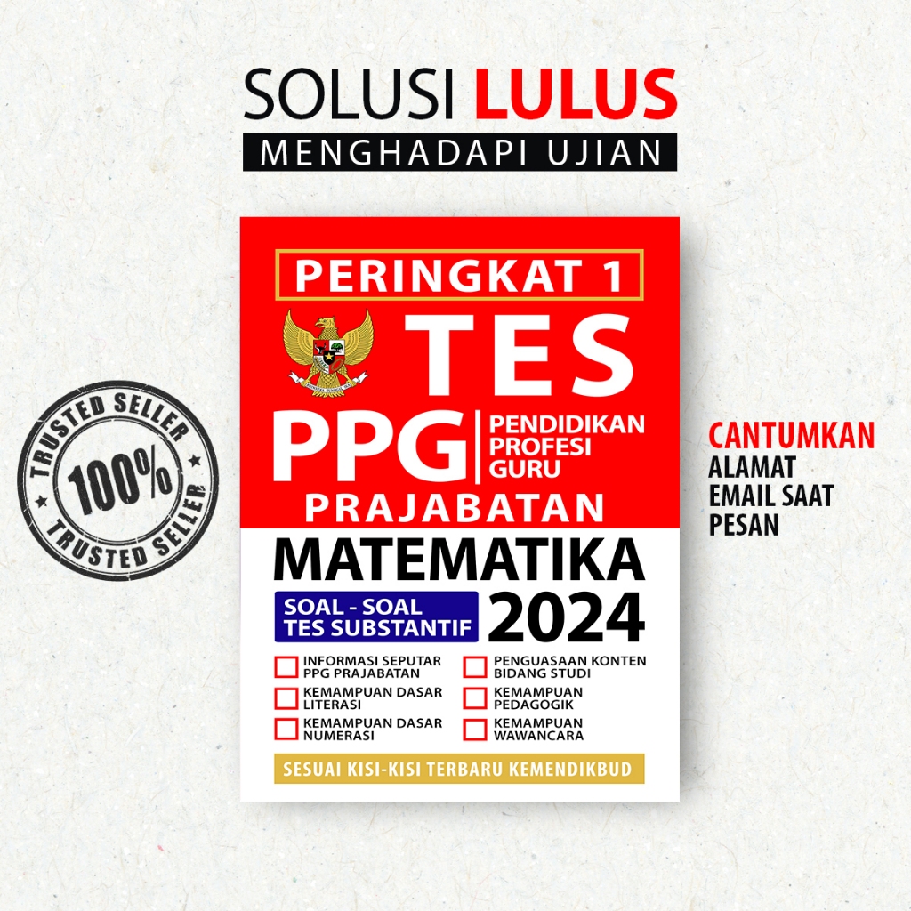 Jual PPG GURU MATEMATIKA 2024 - PPG PRA JABATAN GURU MATEMATIKA 2024 ...