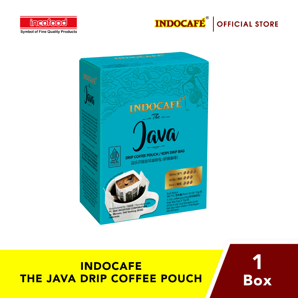 Jual Indocafe The Java Drip Coffee Pouch | Shopee Indonesia