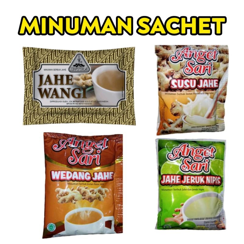 Jual JAHE WANGI & ANGET SARI WEDANG SUSU JAHE JERUK NIPIS SACHET ...