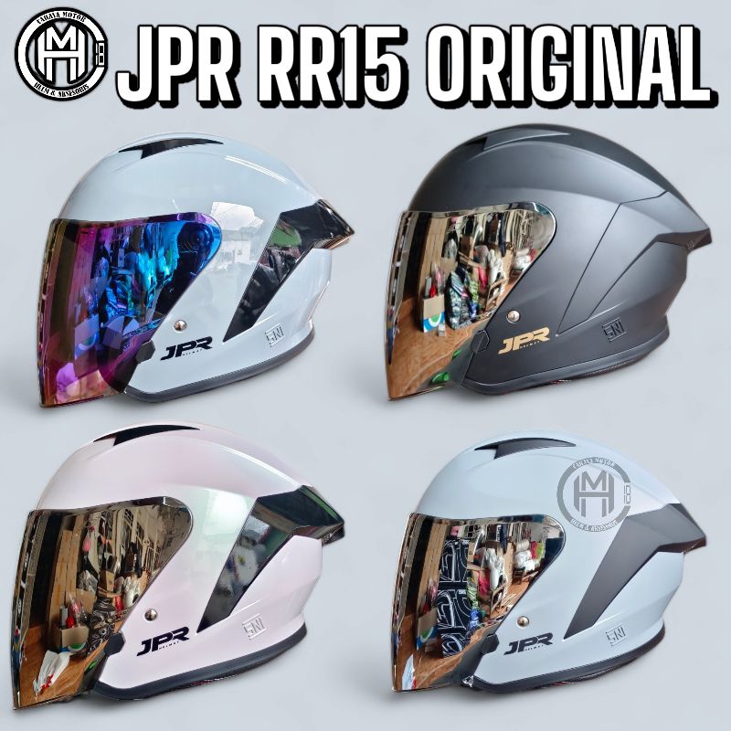 Jual HELM JPR RR15 SOLID HALF FACEMODEL JPX NOVA ORIGINAL terlaris