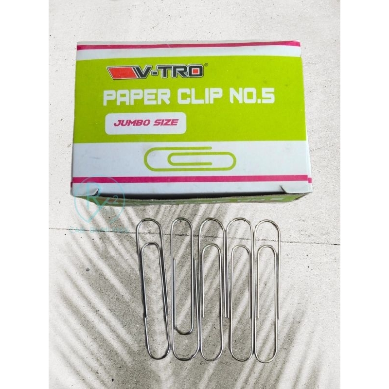 Jual (1 PCS) PAPER CLIP V-TRO NO.1, No.05 | Shopee Indonesia