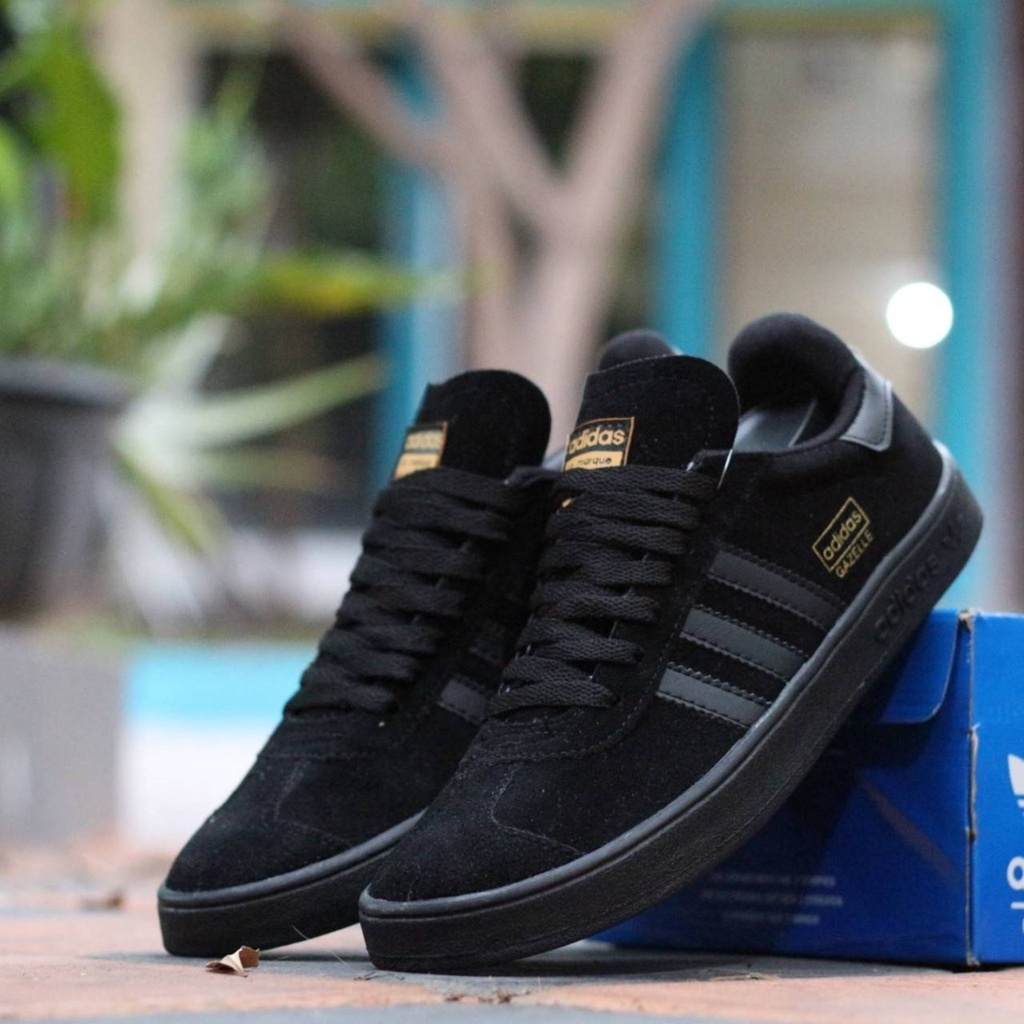 Adidas gazelle hitam sale