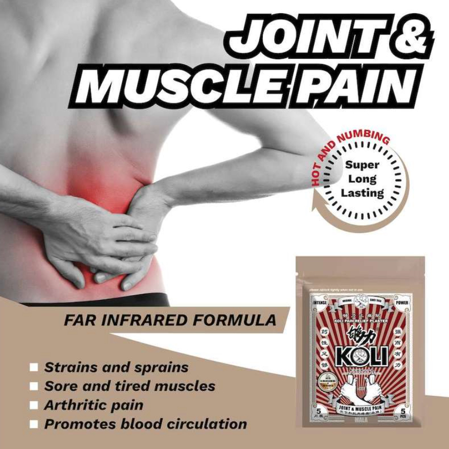 Jual KOLI Hot Mala Pain Relief Miracle Plaster 100% Original Made in