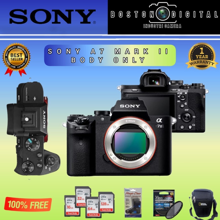 Jual SONY A7 II BODY ONLY / SONY A7 MARK II BODY ONLY | Shopee Indonesia