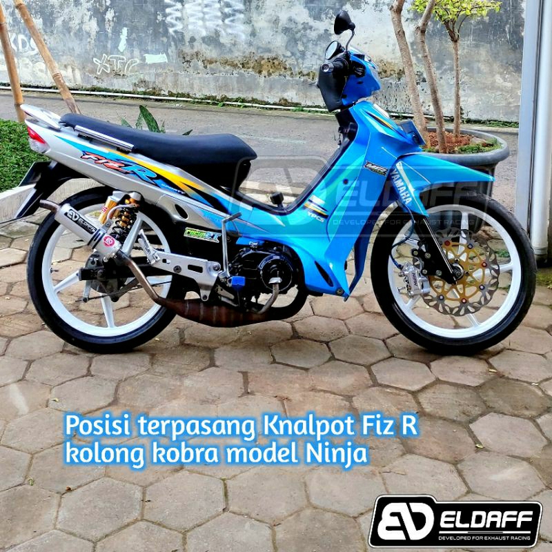 Jual Knalpot Fiz R Model Kobra Original Eldaff Racing | Shopee Indonesia