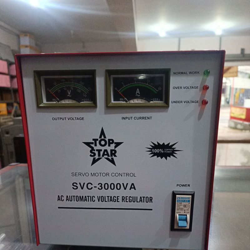 Jual Stabilizer 3000 watt / Stavol 3000VA Top Star Shopee Indonesia