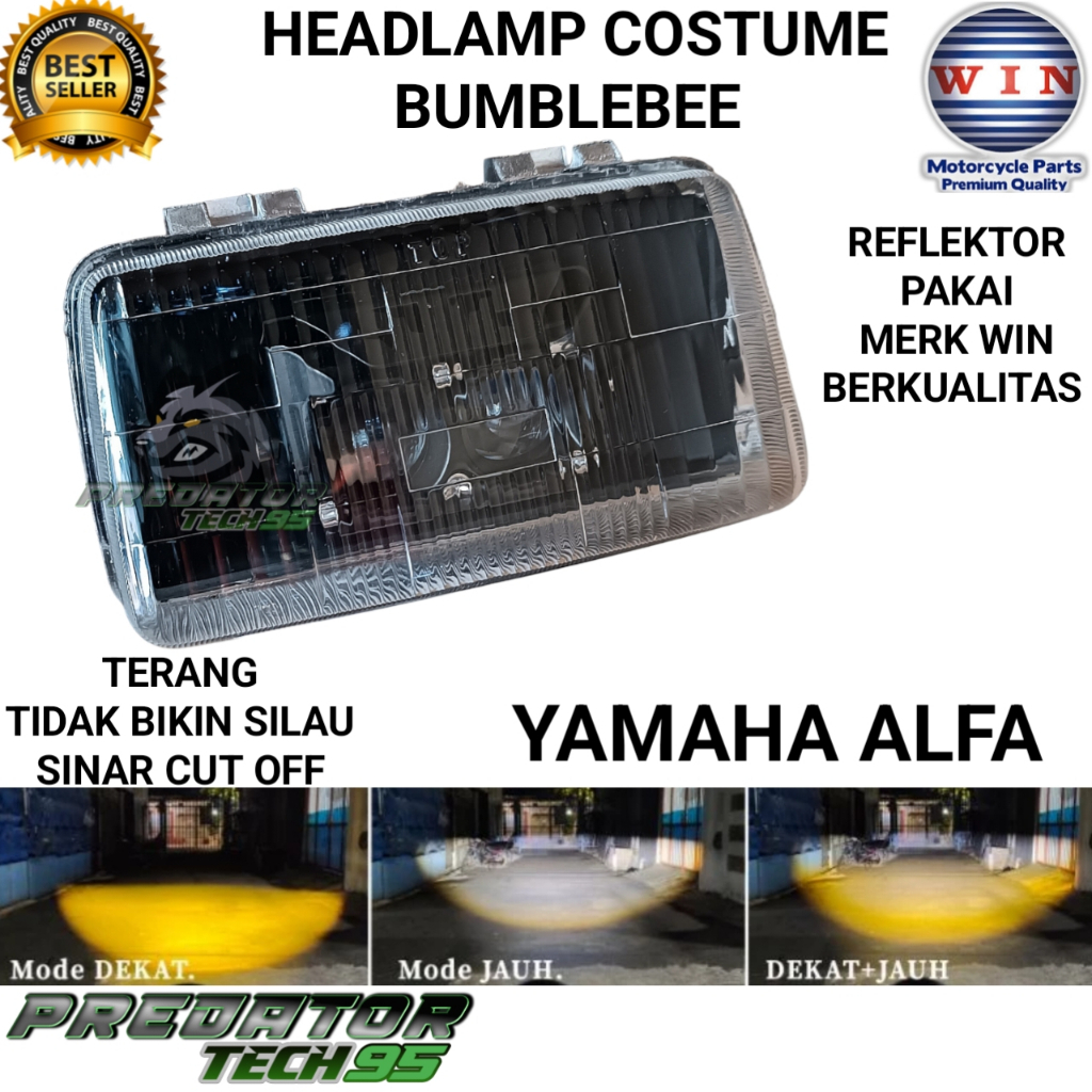 Jual Lampu Daymaker Yamaha Alfa Costume Modifikasi Daymaker Led Hid