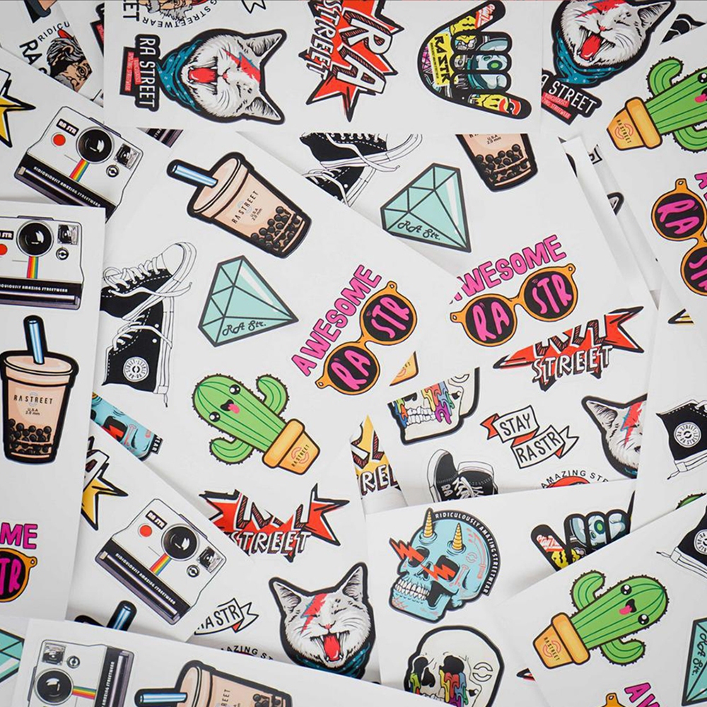Jual STICKER KEKINIAN Vynil RA STREET | Shopee Indonesia
