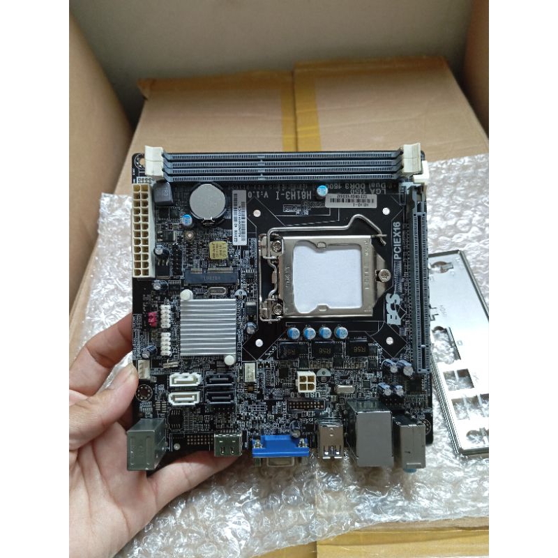 Jual Mainboard ECS H81 LGA 1150 Haswell DDR3 Shopee Indonesia