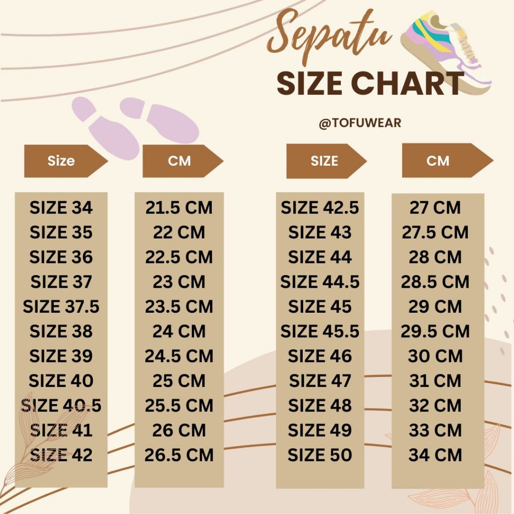 Ukuran insole sepatu onitsuka tiger sales