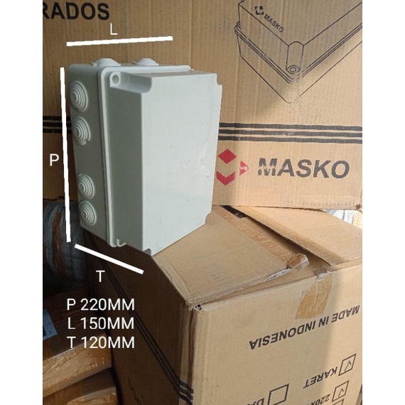 Jual DURADUS 22x15x12 BOX PANEL KOMPONEN lubang b Special Edition ...