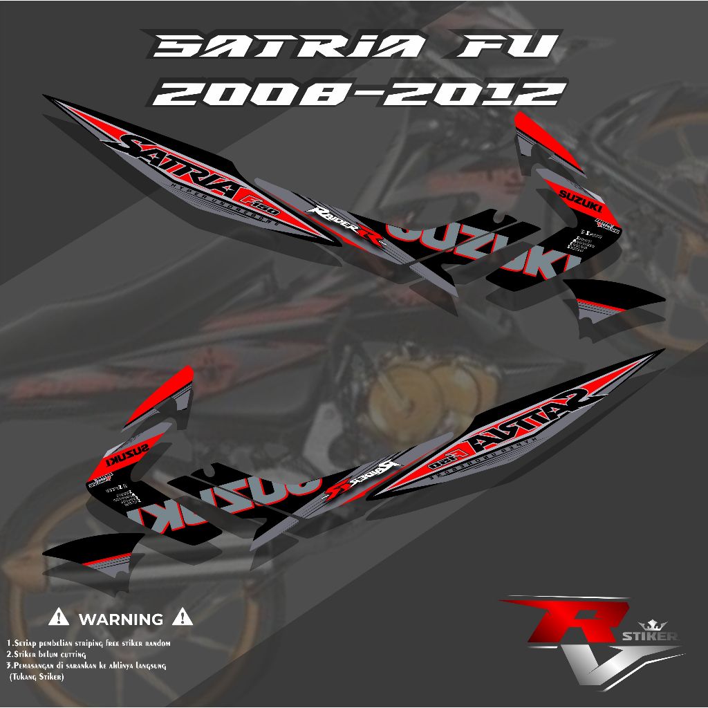 Jual Striping Satria Fu F150 Oldstriping Satria Fu Lamasatria Fu