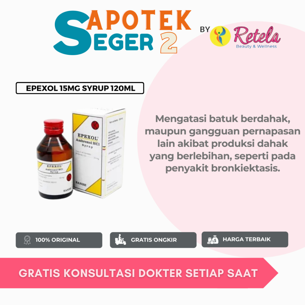 Jual EPEXOL 15MG SYRUP 120ML | Shopee Indonesia