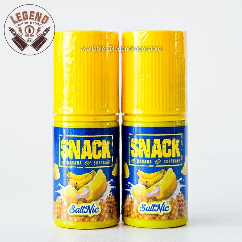 Jual SALT NIC - LIQUID SNACK Banana Softcake 30ML 25MG AUTHENTIC ...