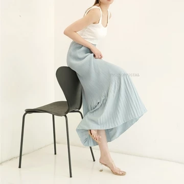 Rok Plisket Lidi Cabang Rok Plisket Duyung Rok Premium Pleated Skirt
