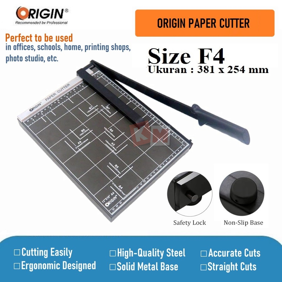 Jual Pemotong Kertas Paper Cutter Origin F4 Pcc F4r Shopee Indonesia