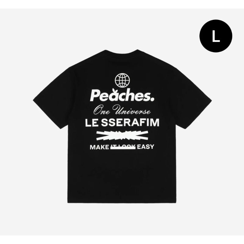 Jual [LE SSERAFIM x Peaches.] STAPLE S/S T-SHIRT | Shopee Indonesia