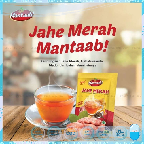Jual MANTAB JAHE MERAH RENCENG ISI 10 SACHET | Shopee Indonesia