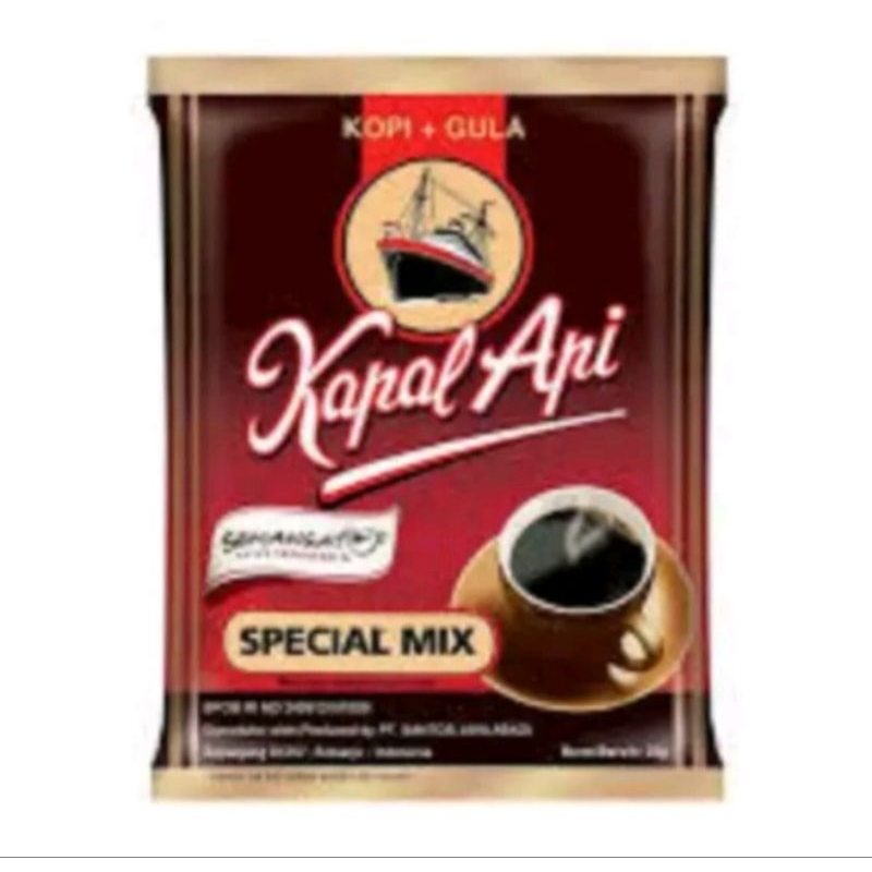 Jual Kopi Kapal Api Spesial mix 10 sachet x 25g | Shopee Indonesia