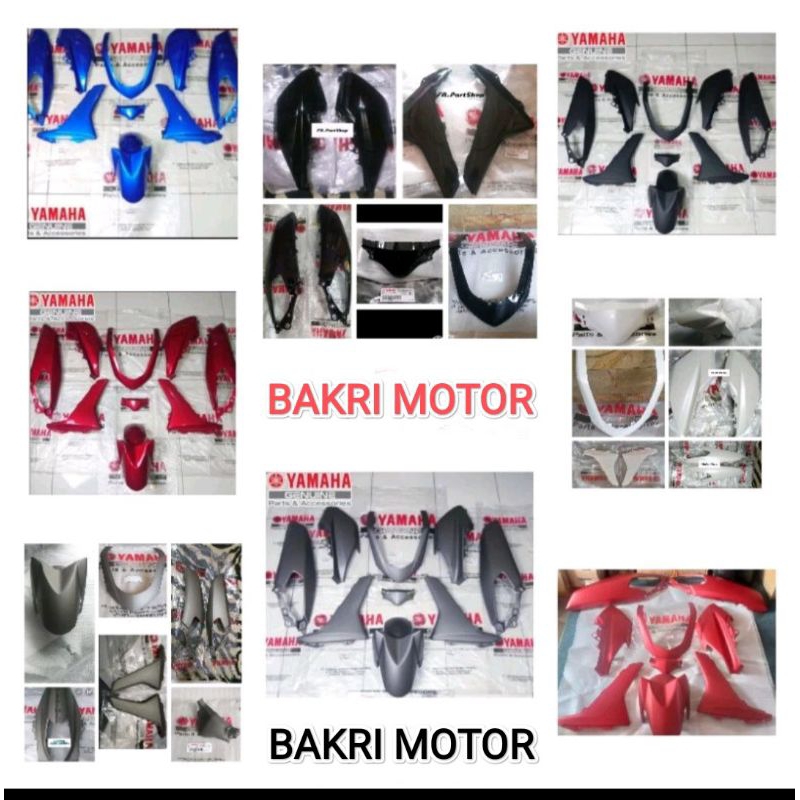 Jual Paket Full Body Halus Set Nmax Lama Old Hitam Putih Merah Original Ygp Shopee Indonesia