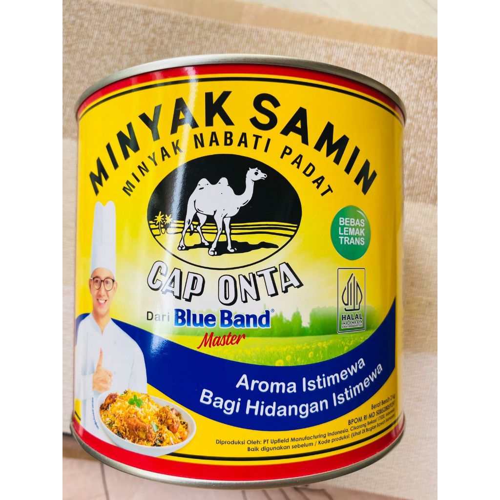 Jual BLUE BAND MINYAK SAMIN CAP ONTA 2KG | Shopee Indonesia