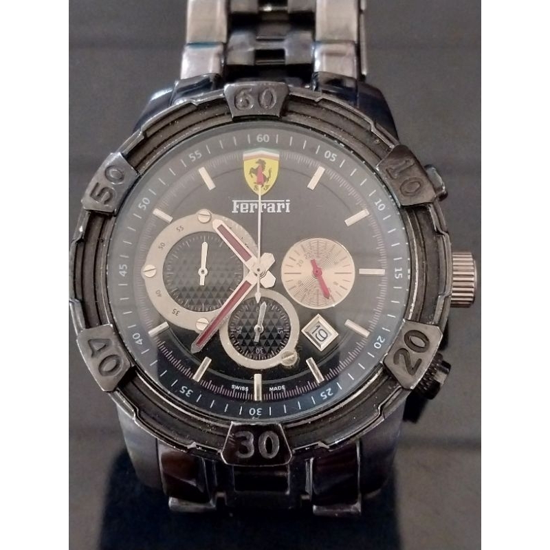 Jual FERRARI Chronograph Jam Tangan Pria second 966 | Shopee Indonesia